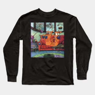 A Typical Day for CatDog Long Sleeve T-Shirt